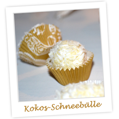 Weiße Weihnacht mit Kokos-Schneebälle im brandnooz Backwettbewerb!