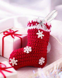 Weihnachtsdeko Nikolausstiefel