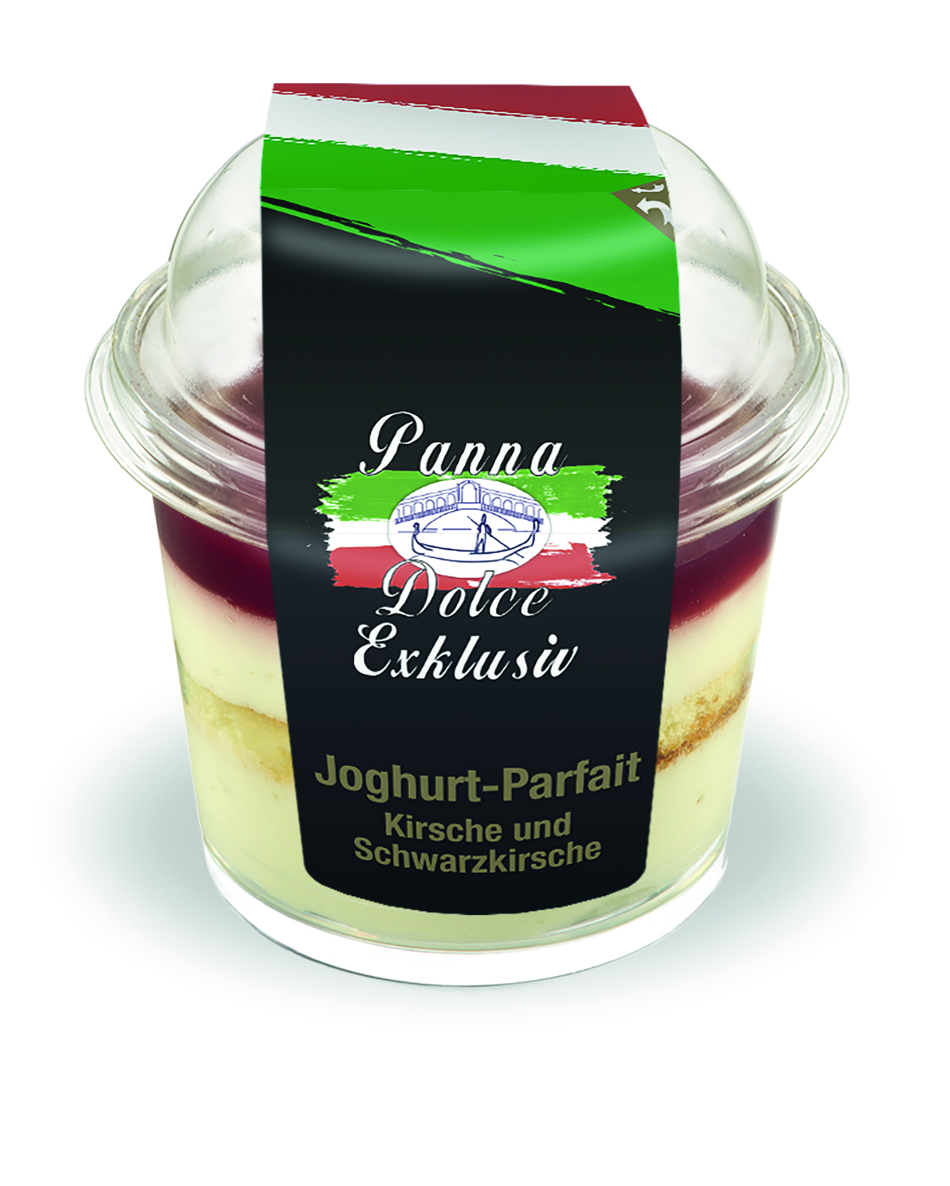 256 Panna & Dolce Exklusiv Joghurt-Parfait Kirsche und Schwarzkirsche 60g