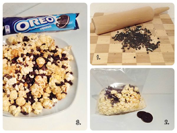 Oreo Popcorn selbstgemacht