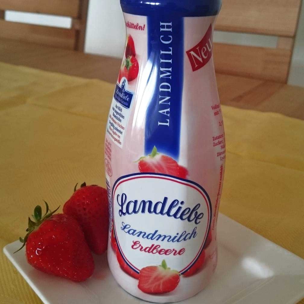 Landmilch Erdbeere Probierwasneues