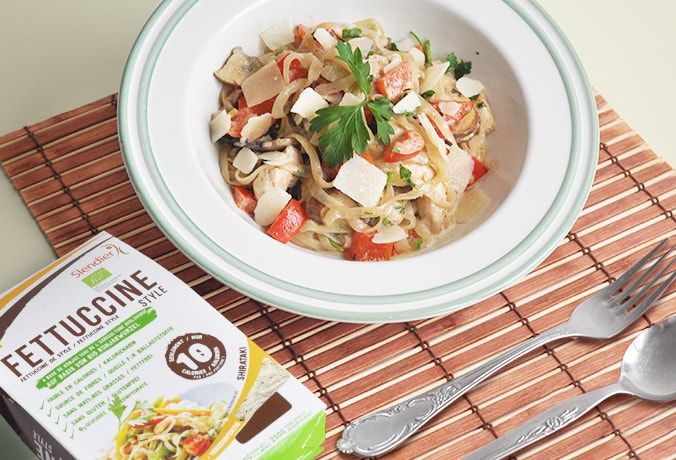 Slendier Fettuccine Chicken Alfredo