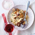 Quinotto mit Pilzen und Thymian