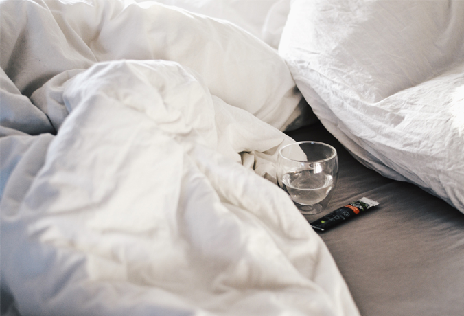 one47 Anti Hangover Drink im Bett