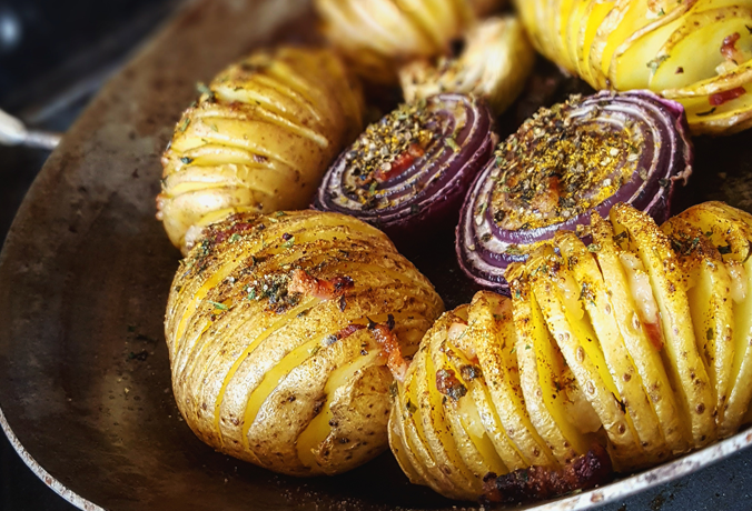 Foto: Der kleine Gourmet faecherkartoffeln