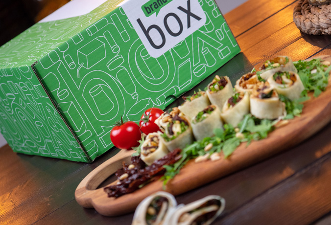 Mozzarellaröllchen mit Produkten aus der Classic Box November