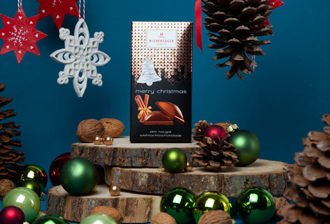 Niederegger Zimt Nougat Weihnachtsschokolade aus dem brandnooz Classic Adventskalender