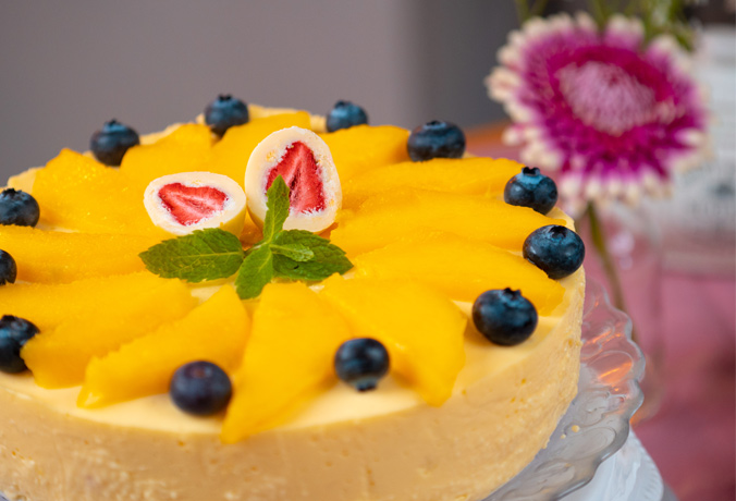 Feel Fruity Cake mit frischer Mango