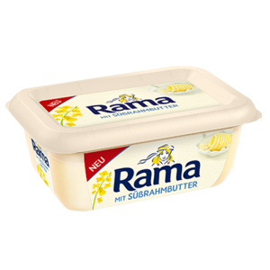Rama mit Süßrambutter