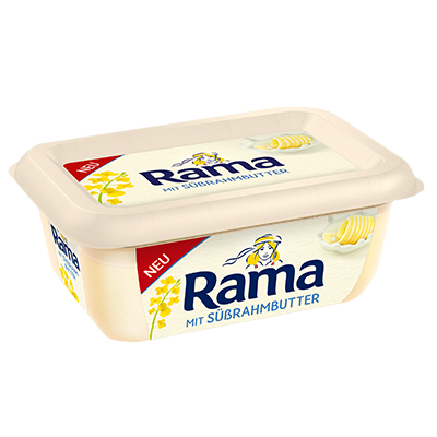 Rama mit Süßrambutter