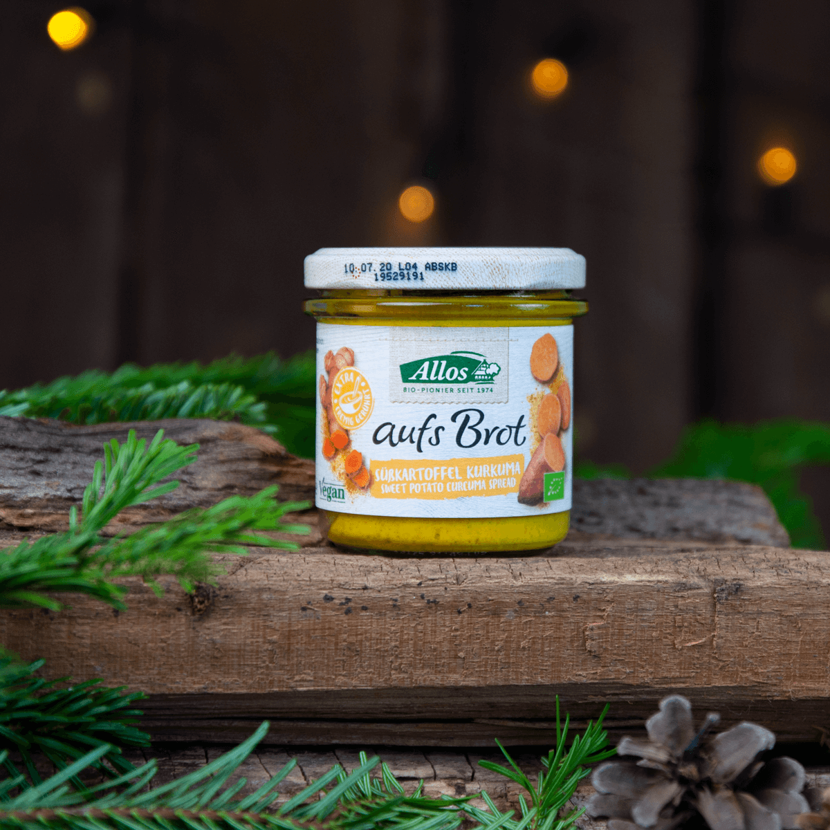 brandnooz Classic Adventskalender - Allos aufs Brot Süßkartoffel Kurkuma