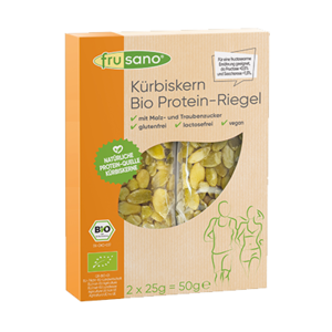 Frusano Kürbiskern Bio Protein-Riegel
