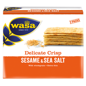 Wasa Delicate Crisp Sesame & Sea Salt
