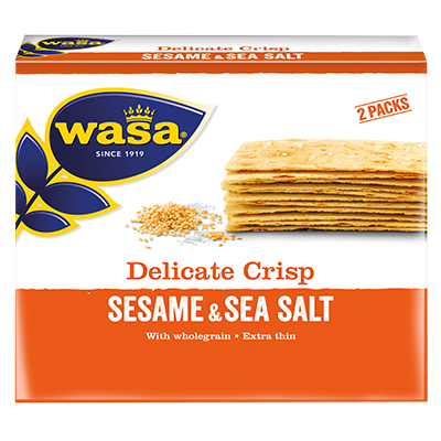 Wasa Delicate Crisp Sesame & Sea Salt