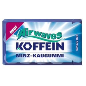 Airwaves® Koffein Minz Kaugummi