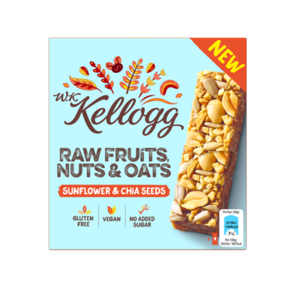 W.K. Kellogg® Raw Fruit, Nuts & Oats Sunflower & Chia-Seeds