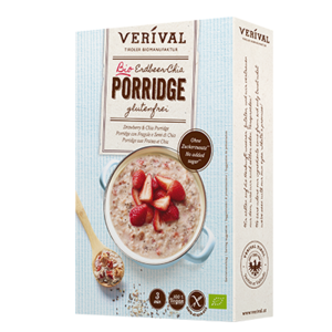 Veríval Bio Porridge Erdbeer-Chia