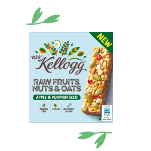 W.K. Kellogg ® Raw Fruits, Nuts & Oats Apple & Pumpkin Seeds Bar