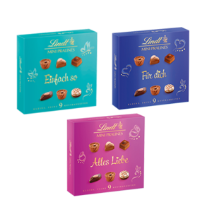 Lindt Mini Pralinés mit Botschaften