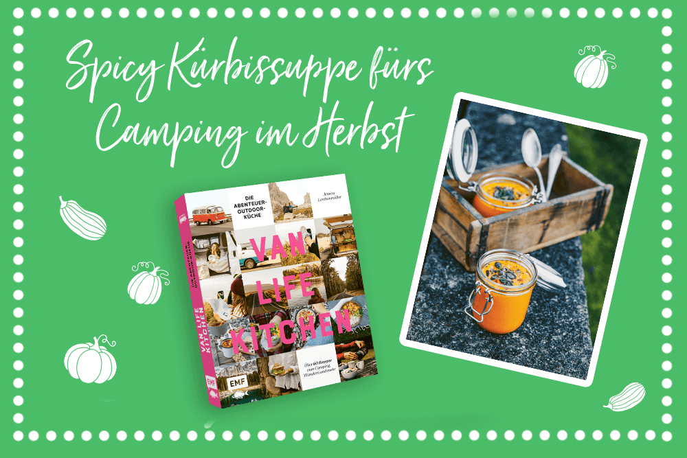 Spicy Kürbissuppe mit Birne und Knoblauch