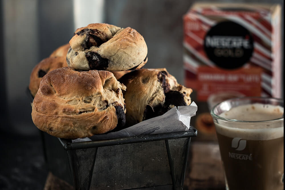 Schokoladen-Kaffee-Knoten