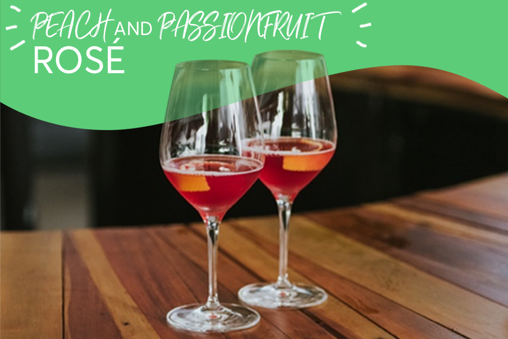 Cocktail Rezept mit den Ti Ora Teesorten Infusion Summer Fruits & New Zealand Apple und Green Tea Passion Fruit & New Zealand Peach