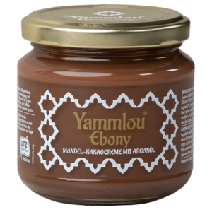 Yammlou Ebony Mandel-Kakao Aufstrich mit Arganöl