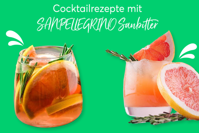 Cocktailrezepte mit SANPELLEGRINO Sanbittèr