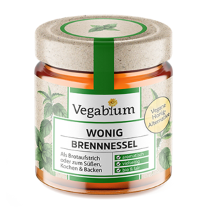 Veganer Brennessel Honig im Glas