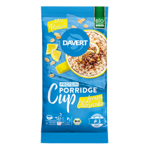 Davert Porridge-Cup Lemon Cheesecake 