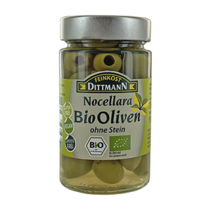 Feinkost Dittmann Nocellara grüne Bio Oliven