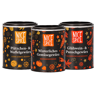 WInterliche Gewürzmischungen von NICE SPICE