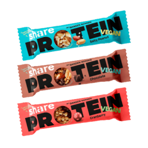 share Protein Riegel in 3 Sorten